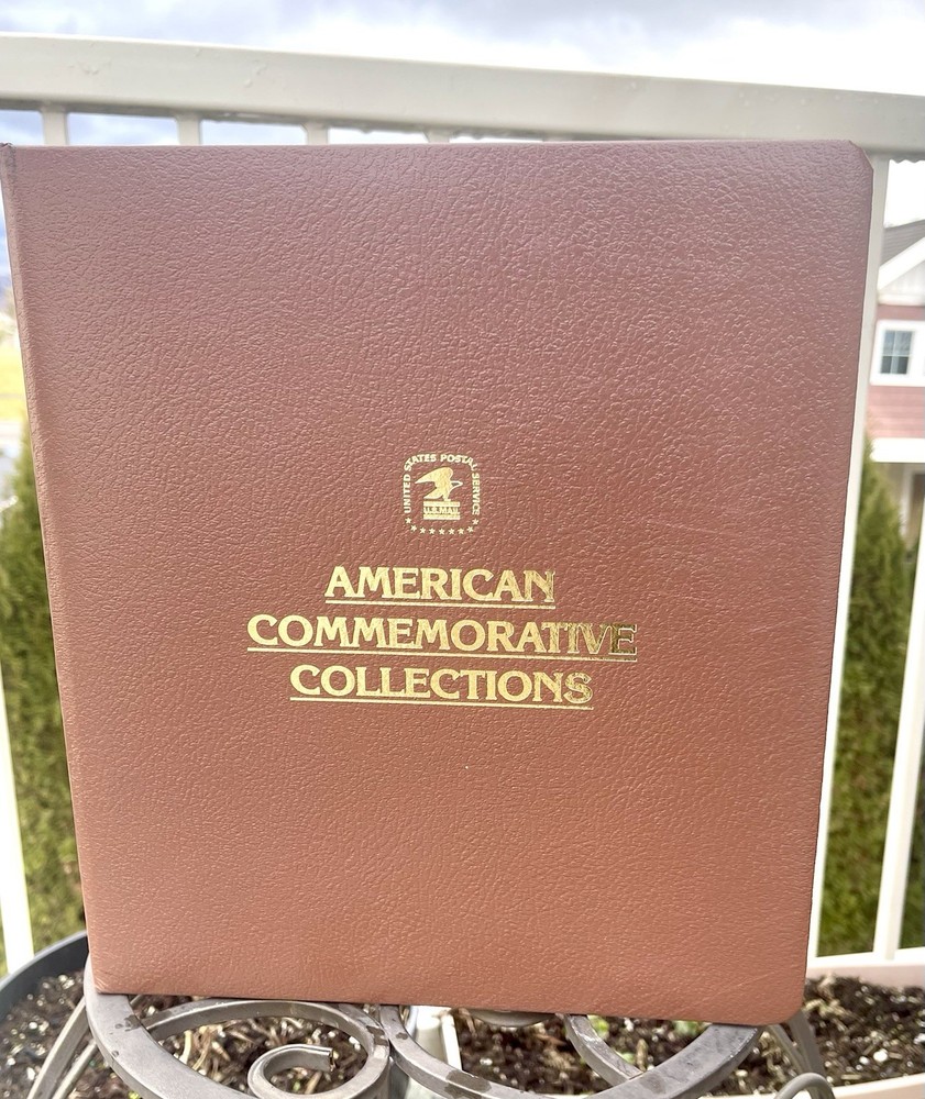 American Commemorative Collection Album Binder w/20 Blank Pages/ Faux Leather