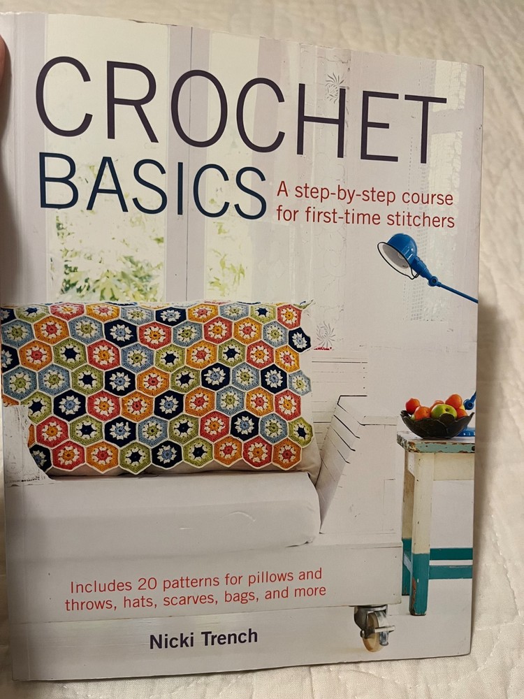 Crochet Basics Nicki Trench 20 Patterns Nice Variety 159 Pgs Softcover