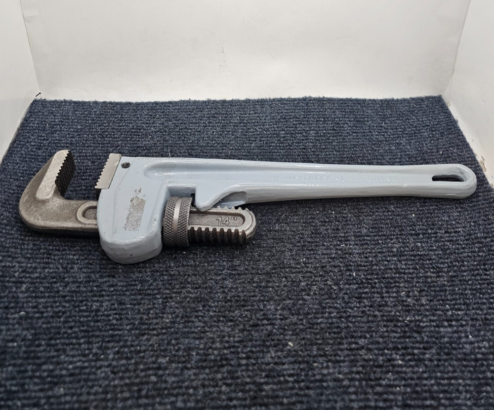 Adjustable Pipe Wrench 14" Heavy Duty Drop Forge Plumbing Tools