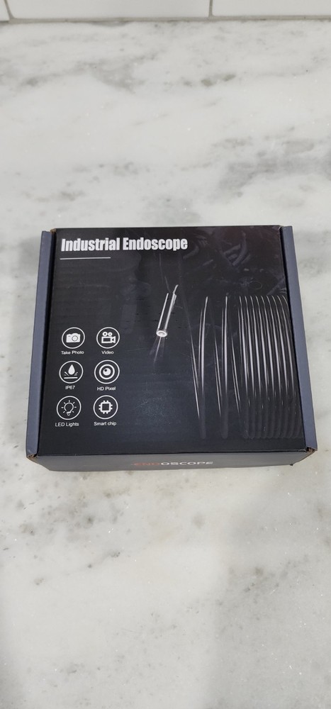 industrial endoscope borescope camera with light, 16.4 ft Length
