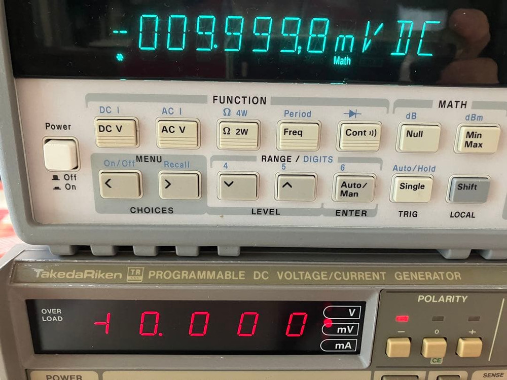 Advantest Takeda Riken TR6142 DC Voltage Current Generator Programmable Source