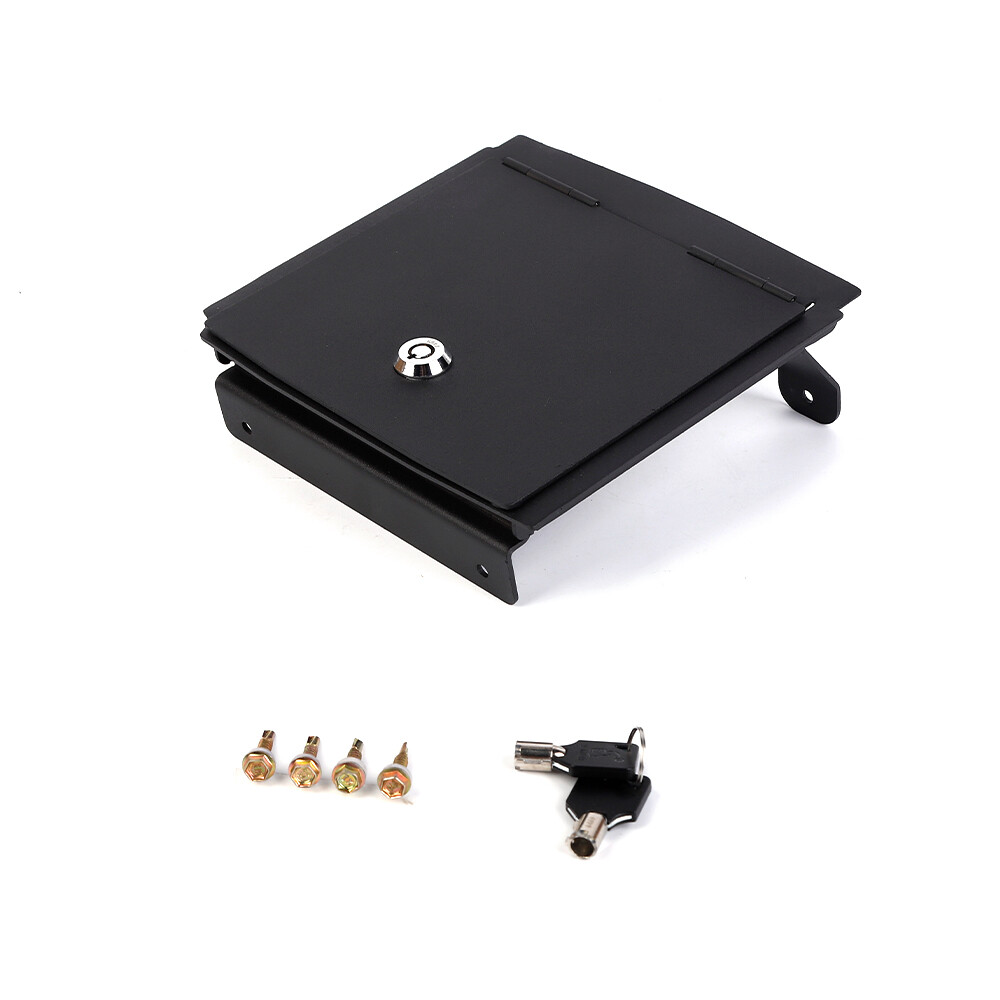 Center Console Key Lock Safe Box Armrest Storage Case Bin For Ford Bronco 2021+