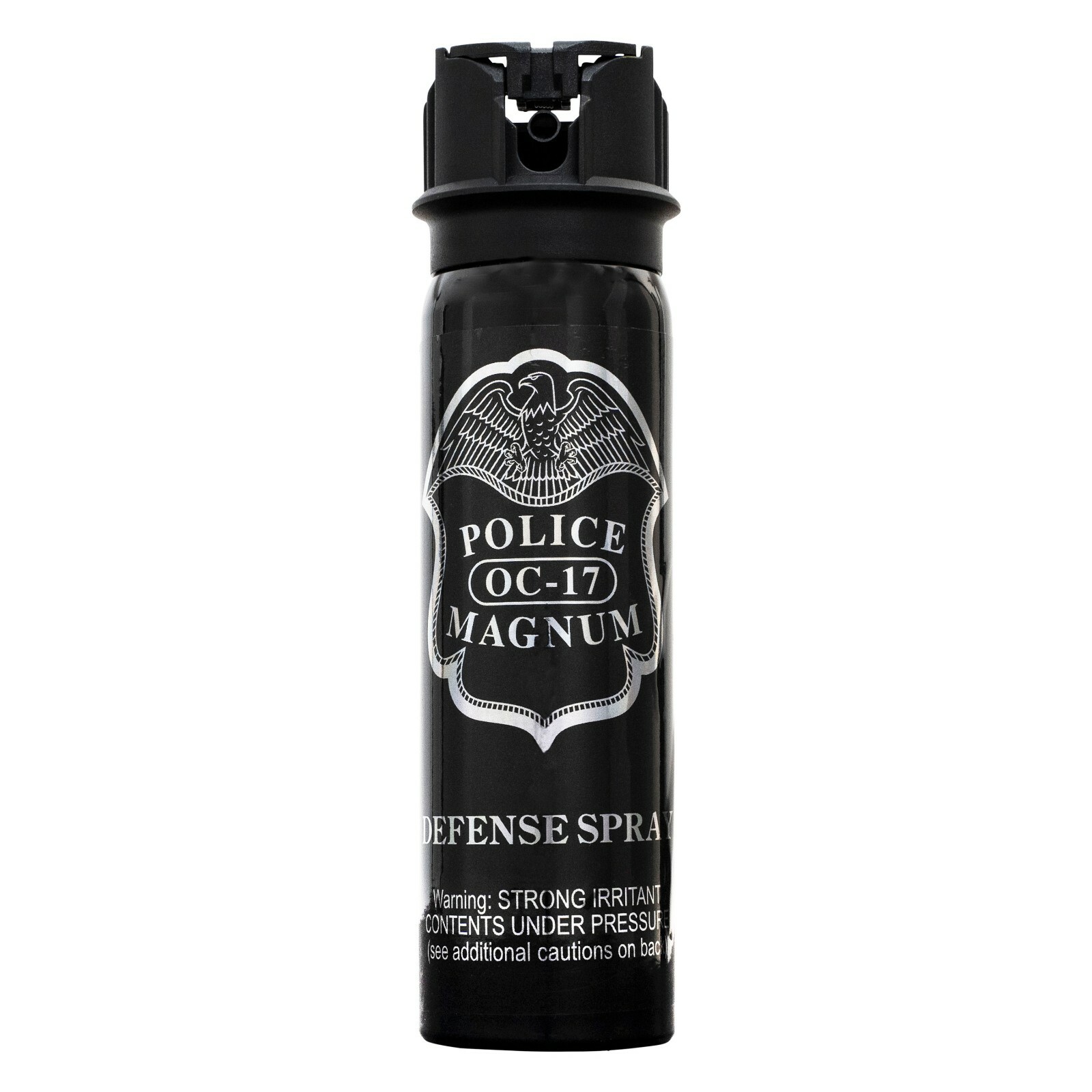 2 POLICE MAGNUM Pepper Spray 4 Ounce Flip Top Fogger Self Defense OC Protection