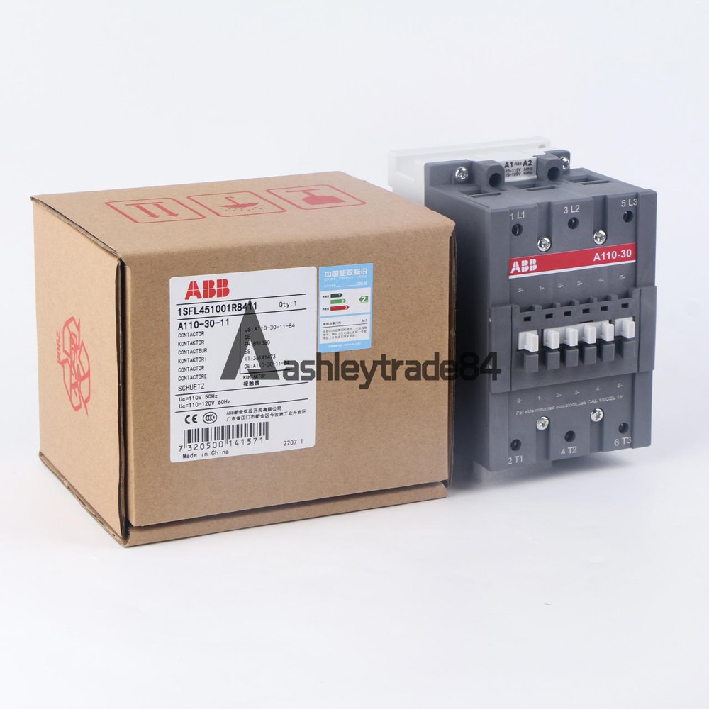 1PCS New ABB Contactor A110-30-11 110VAC