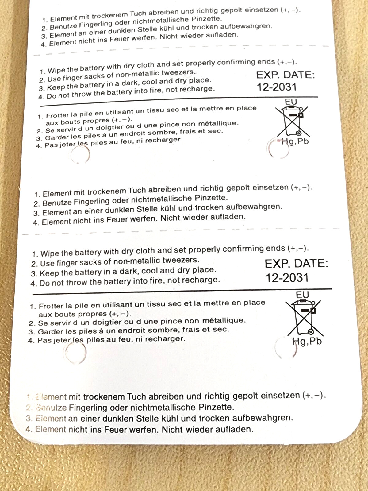 10 piece LR44 Maxell A76 L1154 AG13 357 New Alkaline Battery EXPIRE 2031