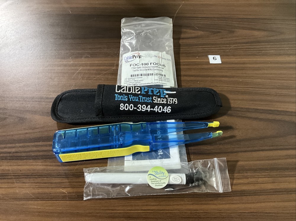 CablePrep FOC-100 FOCUS Fiber Optic Connector Insertion & Removal Tool