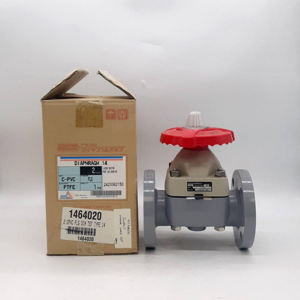 Asahi Type 14 Diaphragm Valve 2", PTFE