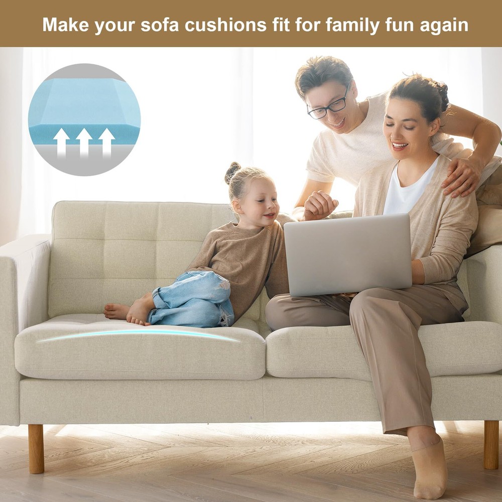 Sofa Support Cushion Trapezoid Design 40D Couch Cushion Support Suitable for ...
