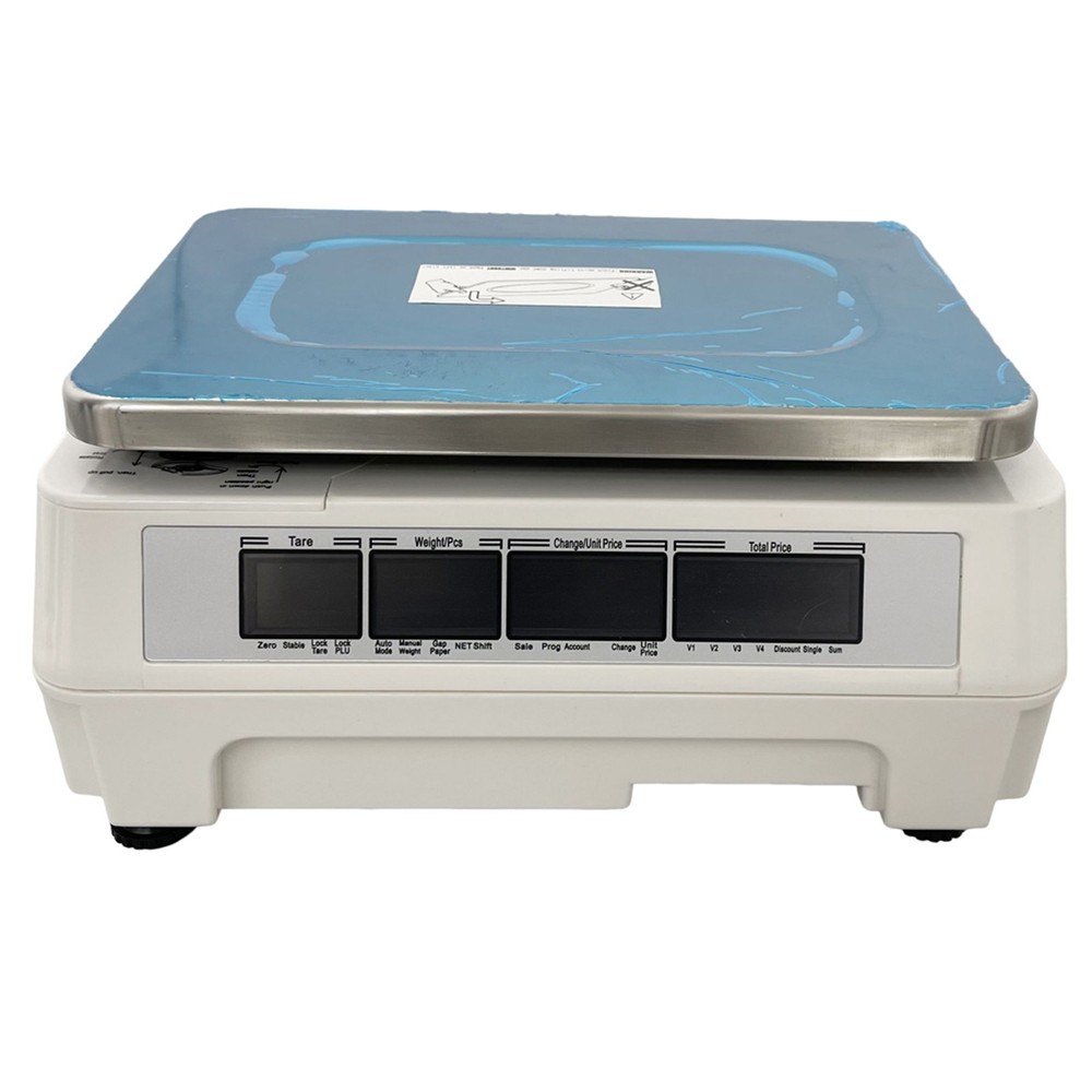 Digital Price Computing Scale Supermarket Barcode Printing Electronic Scale 66lb