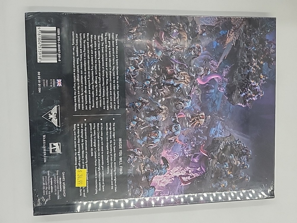 Codex Supplement: Space Wolves - Warhammer 40k Still Sealed Dented Corner