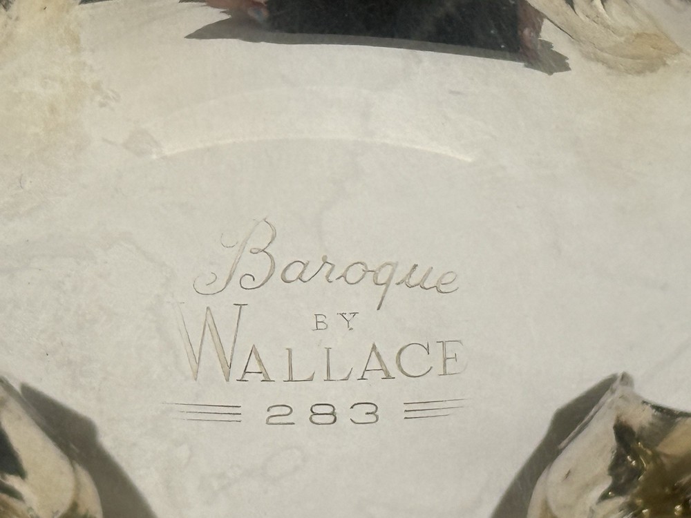 Baroque by Wallace Tea/Coffee Set with Tray