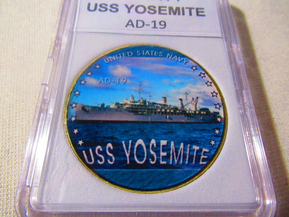 US NAVY - USS Yosemite (AD-19) Challenge Coin