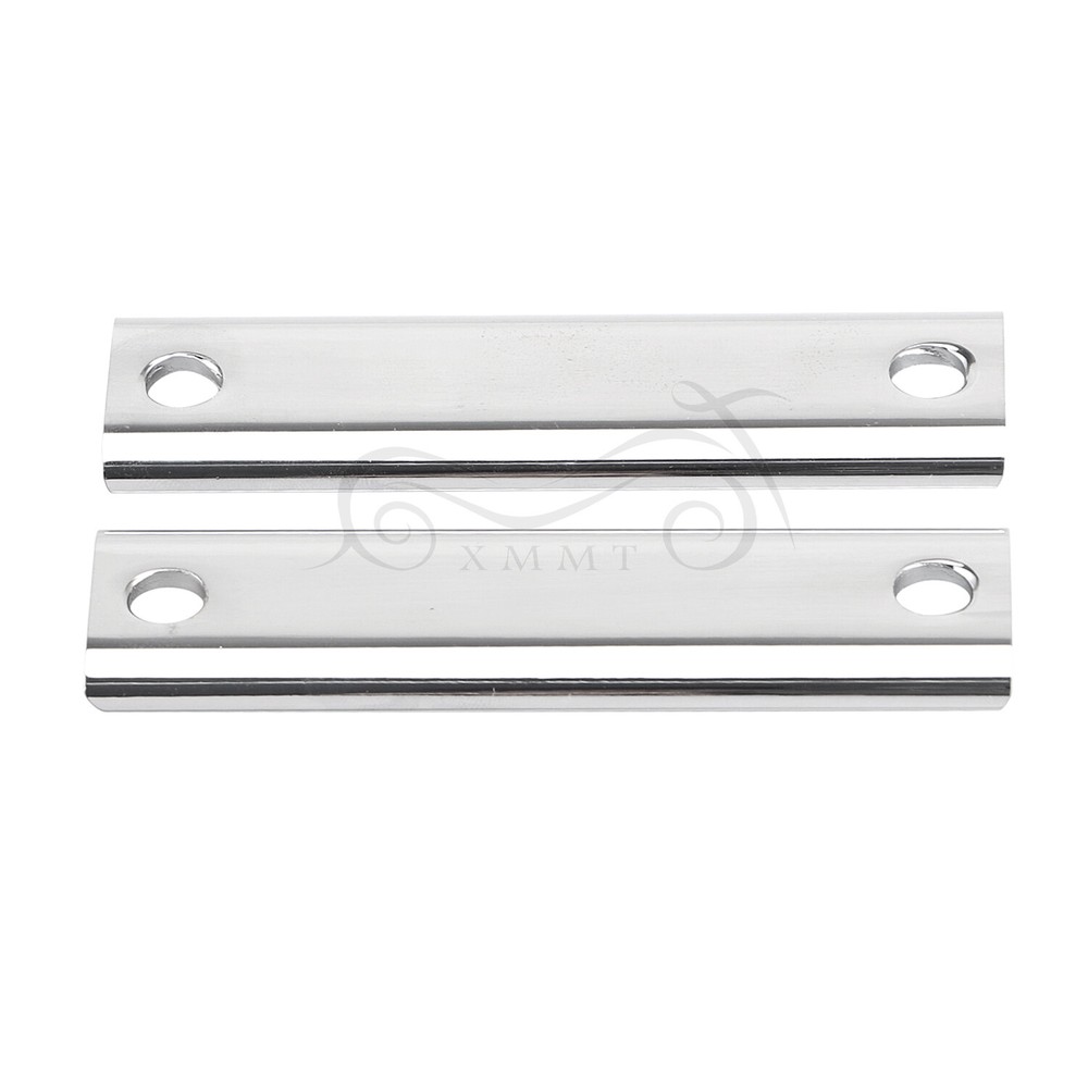 Chrome Muffler Hanger Brackets Fit For Harley Electra Glide Classic FLHTC FLH