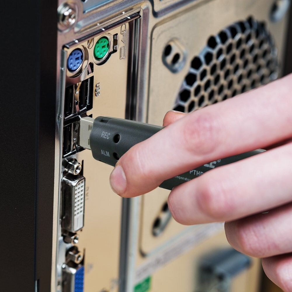 Pyle Digital Thermometer/Hygrometer USB Data Collector Temperature