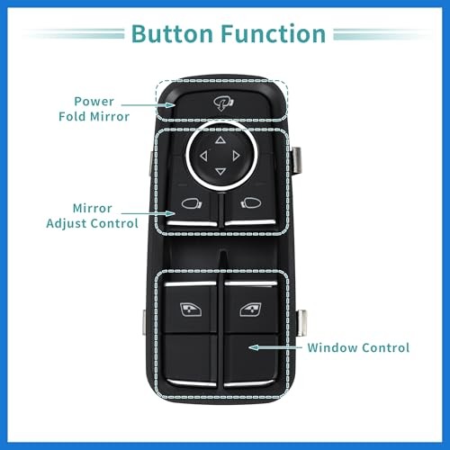 Front Left Driver Side Power Window Switch Window Control Switch Fit for