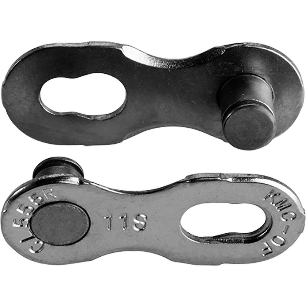 KMC 11 Speed EPT Re-Usable MissingLink, Dark Silver, 2 2 pairs, Silver