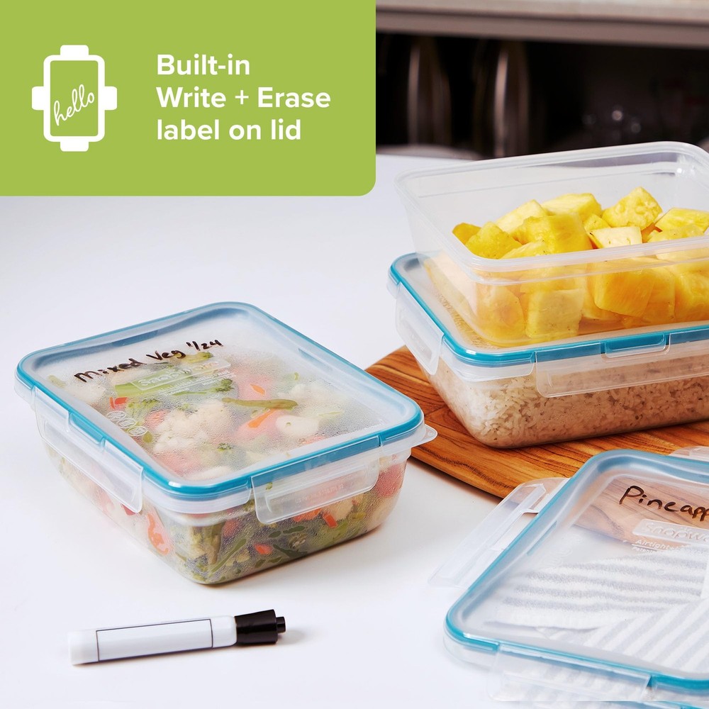 Best Snapware Plastic Total Solution 3-Pack 8.5-Cup Food Storage Containers Set