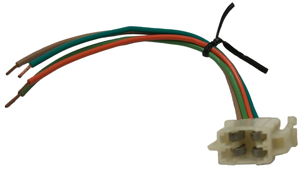 (2) Speaker Connector Rear Standard S-527 Socket Assembly Pigtail Connector
