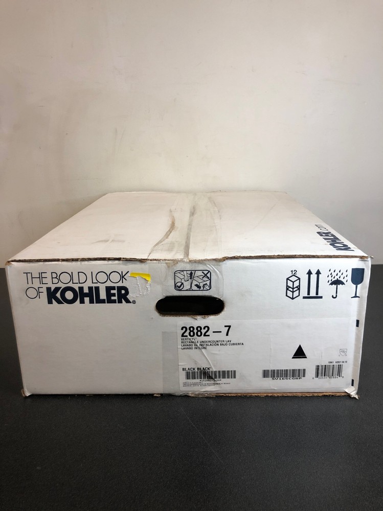 Kohler Verticyl 19-13/16" Rectangular Undermount Sink with Vertical Sides & Over