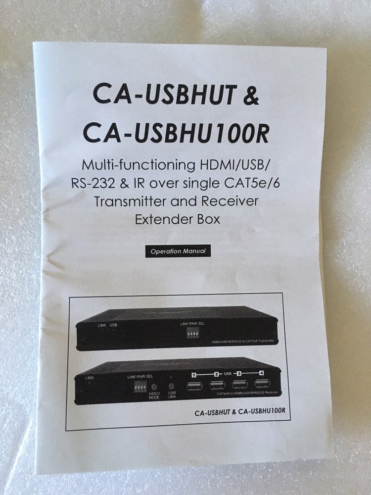 NTI ETHERNET MULTI-MEDIA KVM EXTENDER SEPARATE TRANSMITTER & RECEIVER