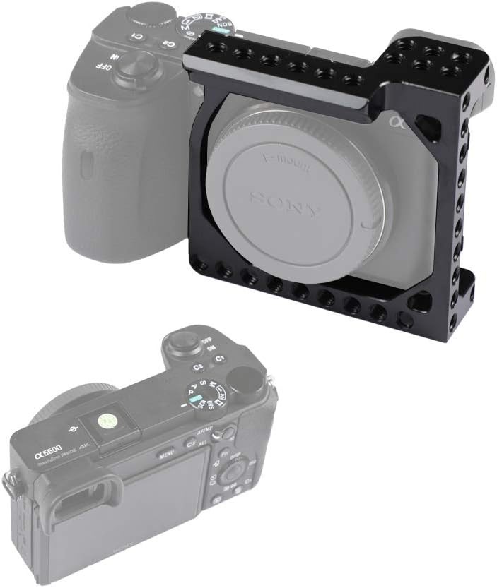 CAMVATE Tiny Cinema Camera Cage Kit for EOS-M - 1850 Black-2