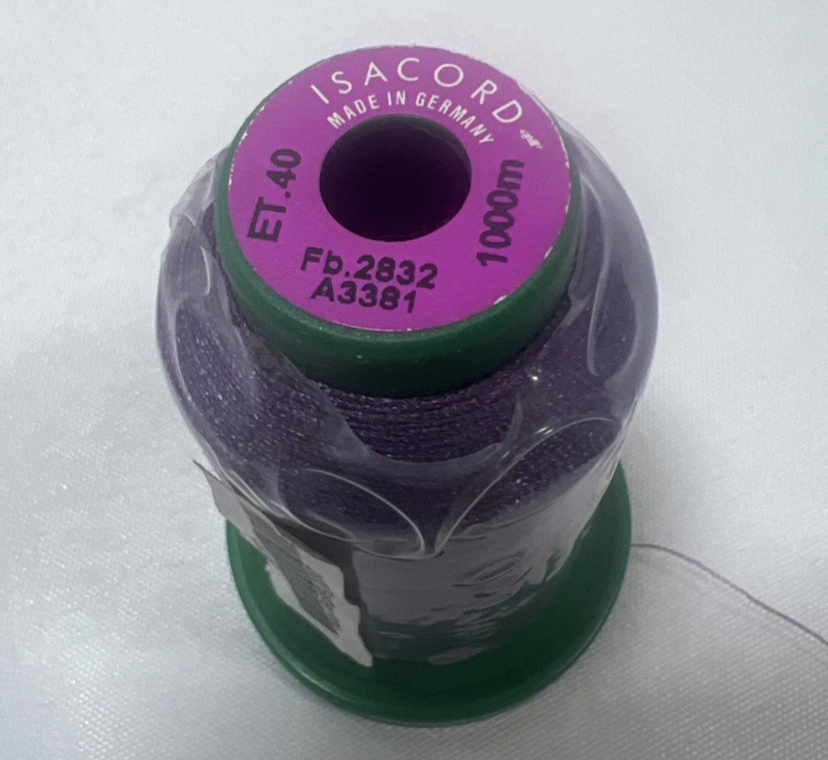 Isacord Embroidery Thread - Easter Purple 2832- 1000m 40 wt