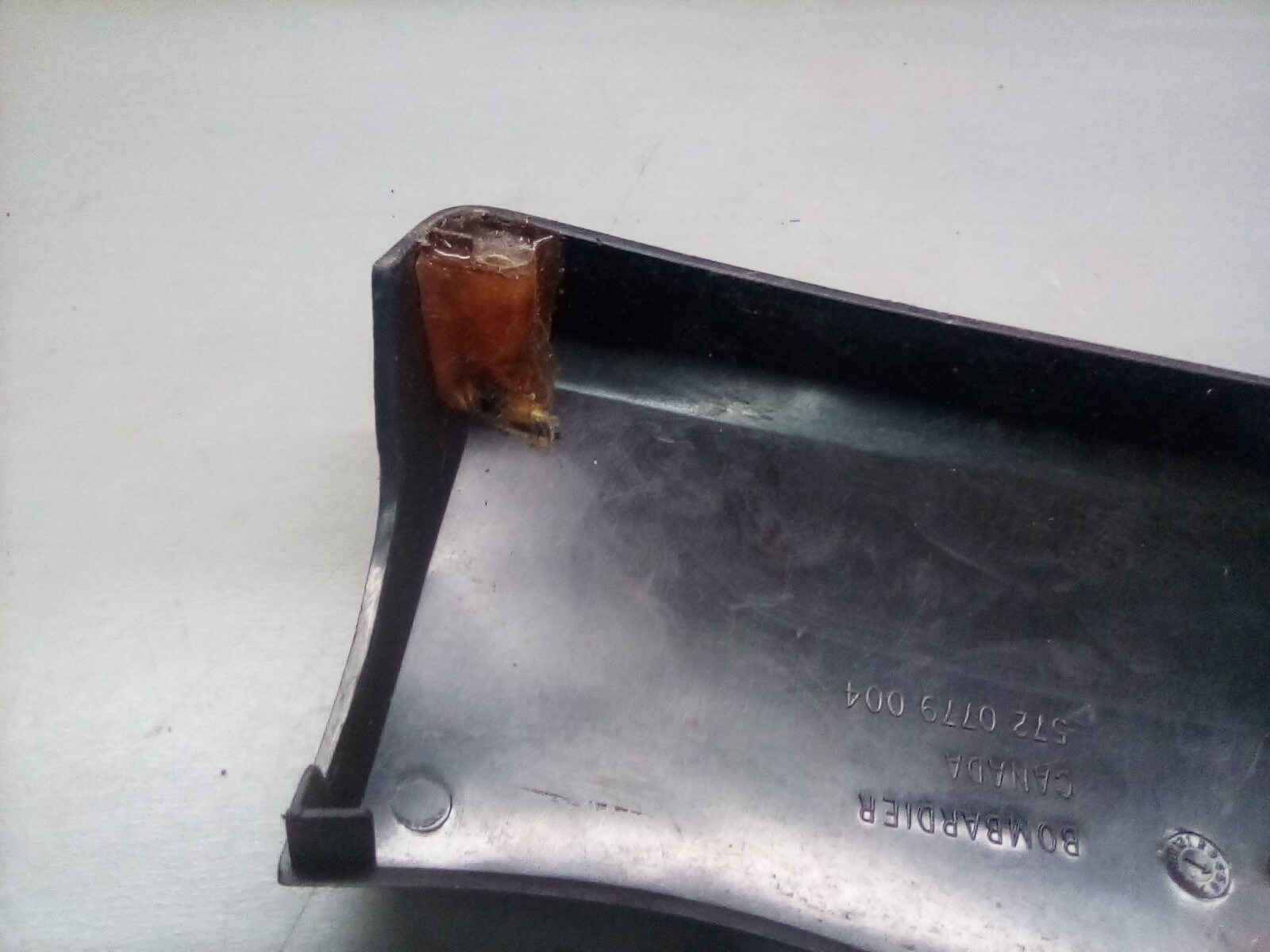 1999 Ski-Doo Formula Z 500 Dash Intake Panel Plastic Bezel Trim Repaired