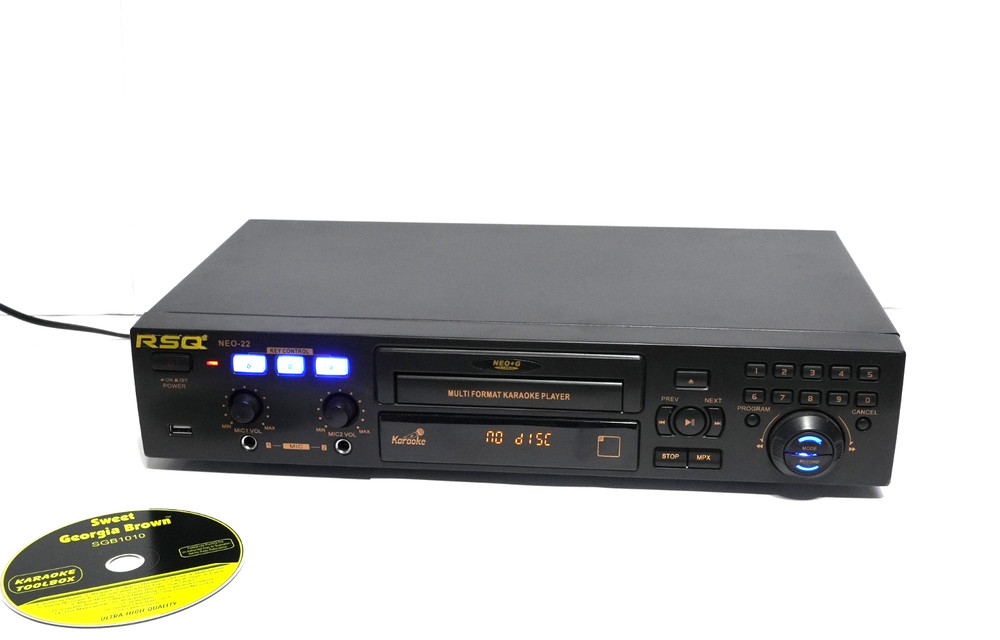 RSQ NEO-22 MULTI-FORMAT KARAOKE PLAYER TESTED WORKING