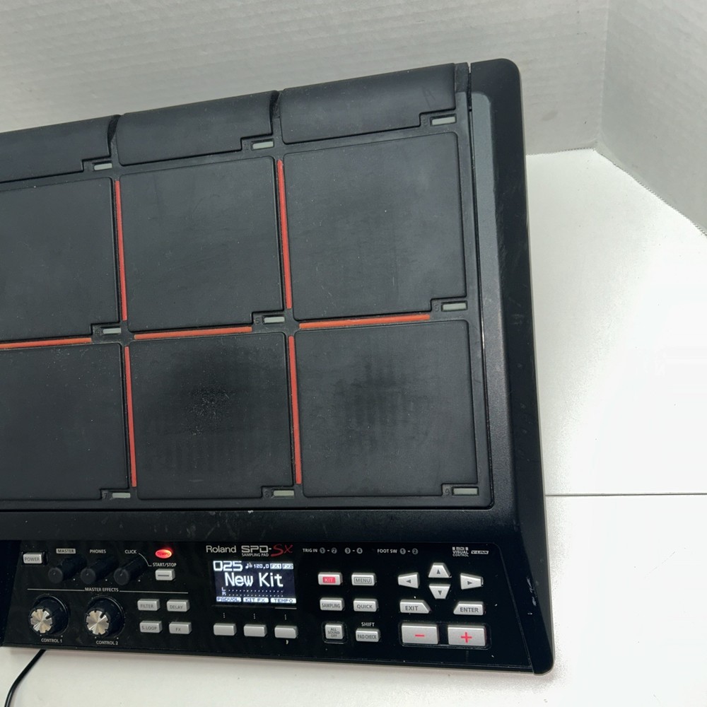 Roland SPD-SX Drum Sampling Pad With AC Power Adapter Percussion Pad READ