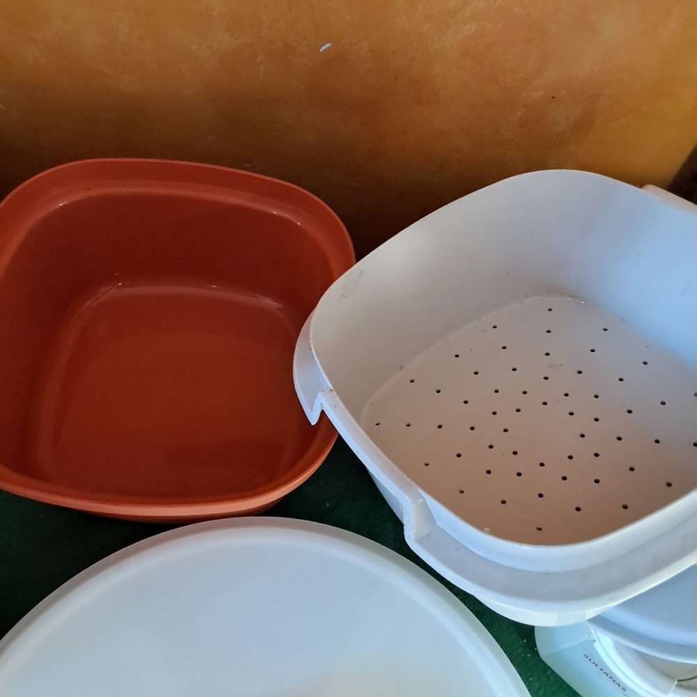 Tupperware Bundle Steamer Salad Keeper Lunch box Jug & More
