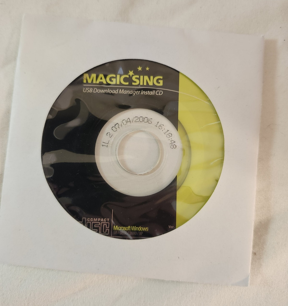 Magic Sing Karaoke Microphone ED8000 with Cartridges