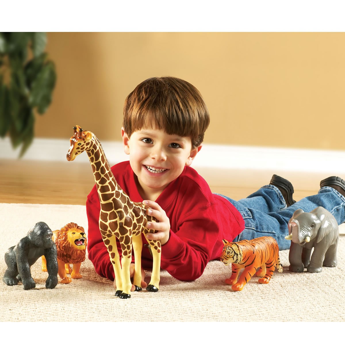 Learning Resources Jumbo Jungle Animals - set of 5