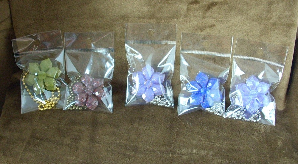 Resin Fan Pulls in Flowers