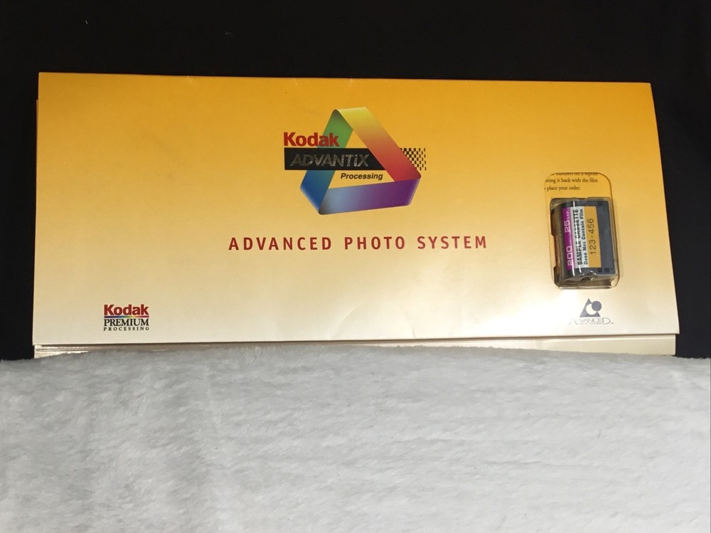Eastman Kodak Advantix Processing Convention Giveaway Brochure +Sample Cassette