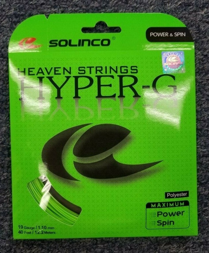 Solinco Hyper G Hyper-G 19 Gauge 1.10mm Tennis String NEW
