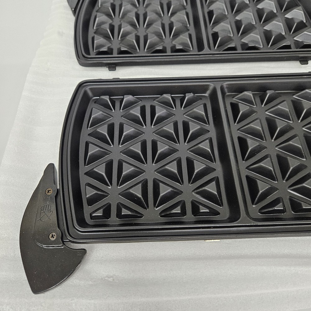 VillaWare InterBake3 Multi Baker 4-Square Replacement OEM Waffle Iron Plates NEW