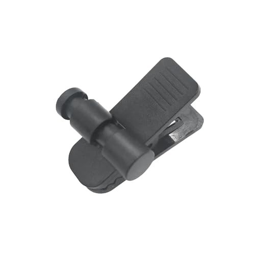 Adjustable Lapel Clip Replacement for Lavalier Microphone - 8 Pack, Earpiece Hol