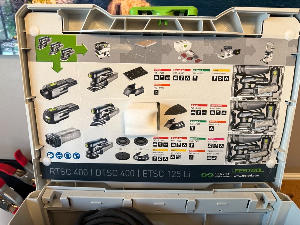 FESTOOL 577512 DTSC 400 Basic Cordless Delta Sander FAST Shipping