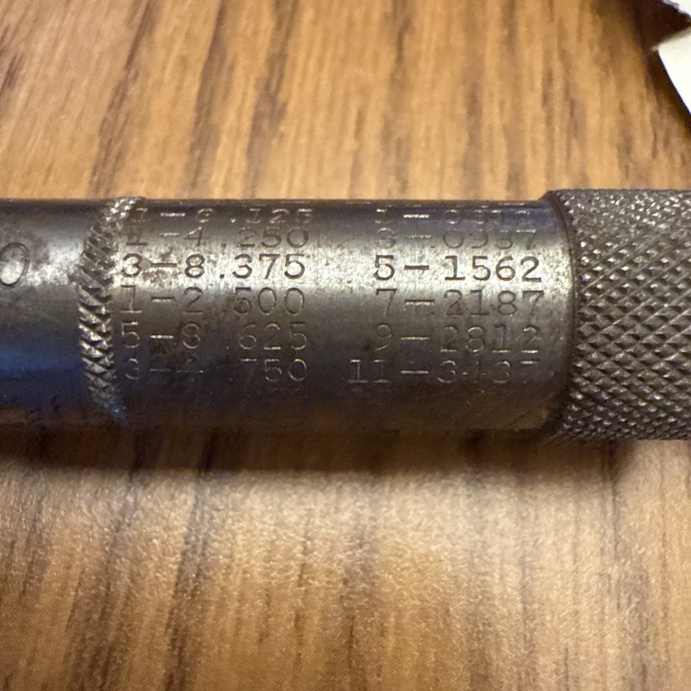 Starrett Micrometer No436-1 In