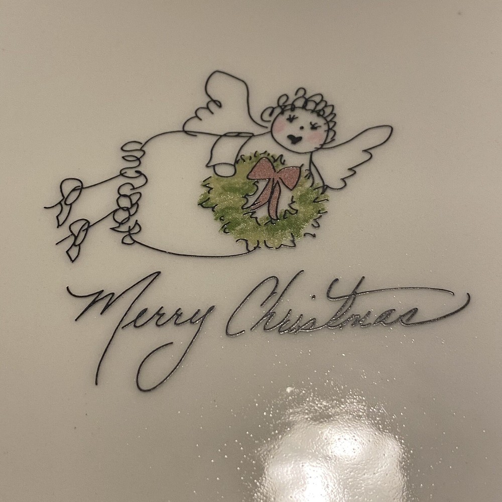 Foreside Merry Christmas Serving Tray Platter