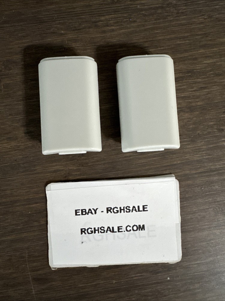 2x White AA Battery Back Cover Case Shell Pack For Xbox 360 Wireless Controller