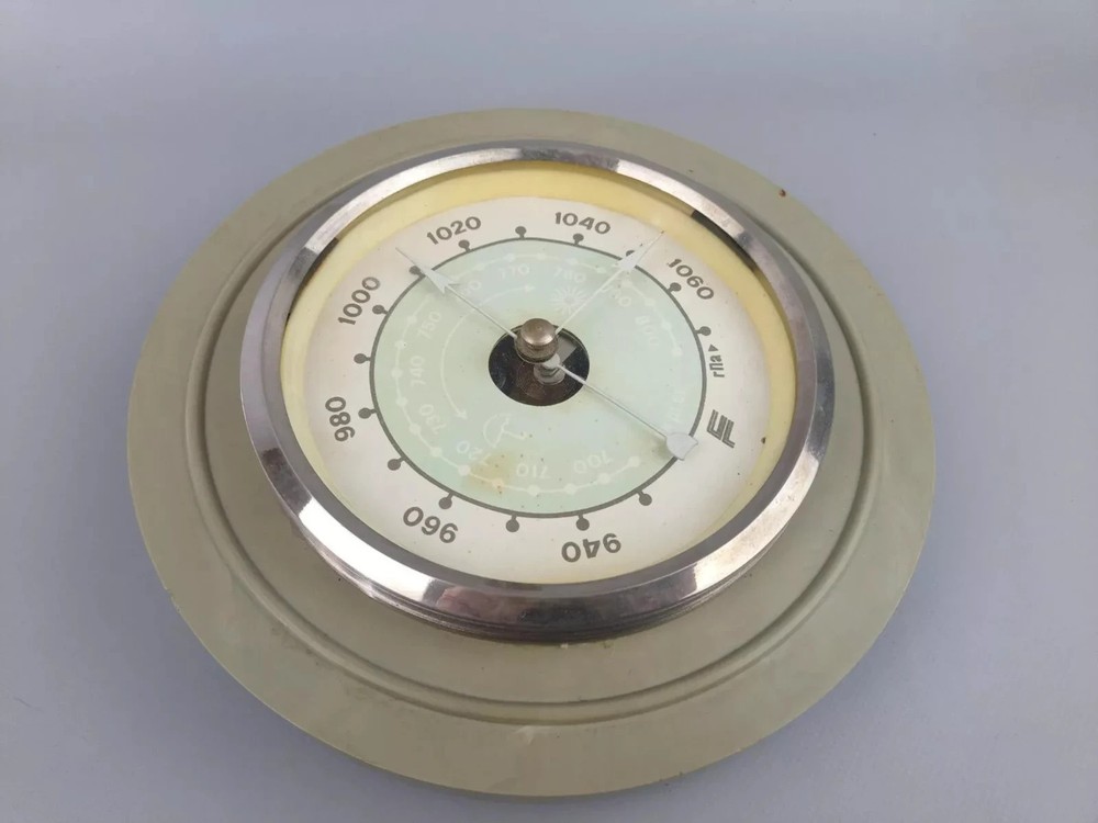 Vintage Soviet Barometer Weather measuring device USSR