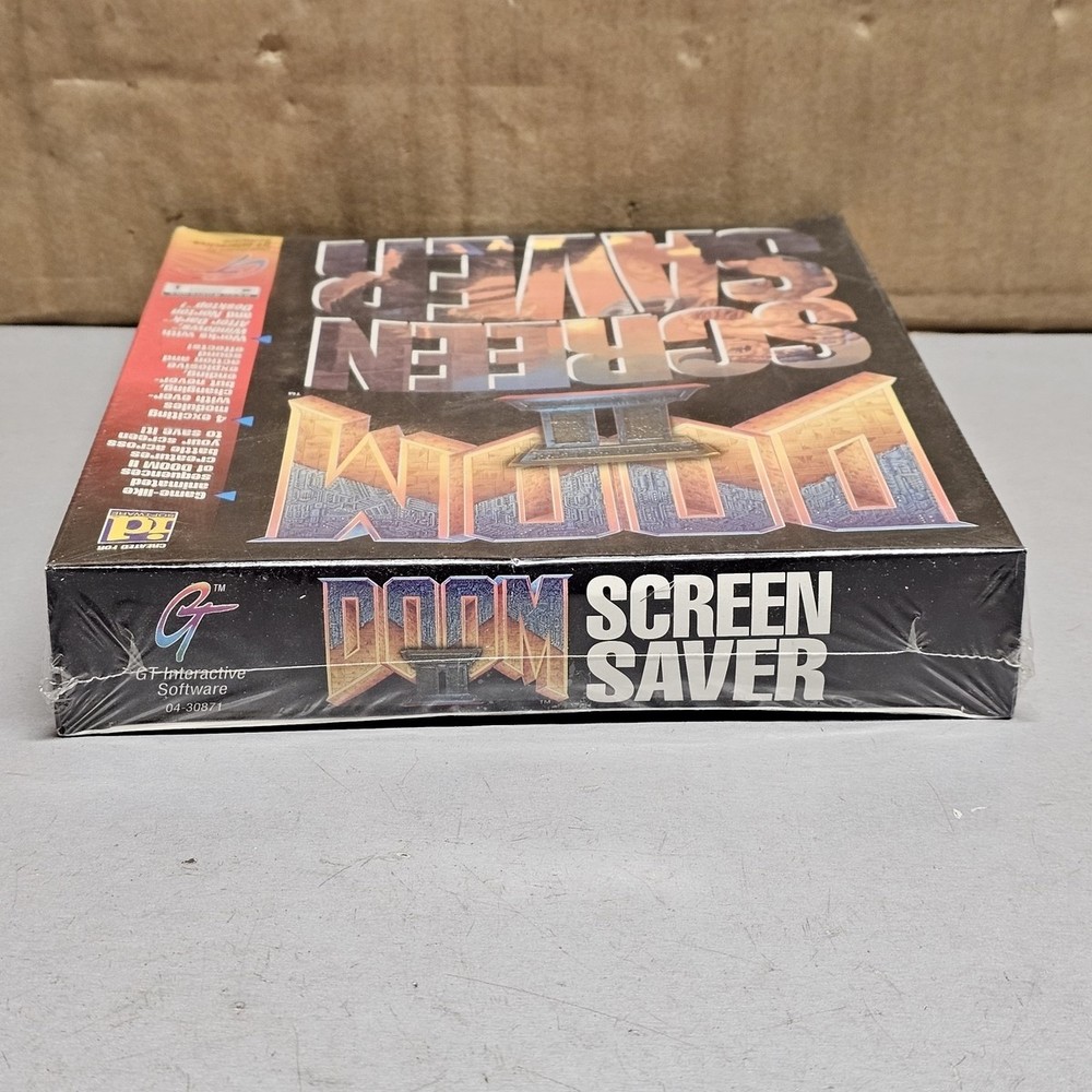 DOOM II Screen Saver PC Software id Software GT Interactive SEALED