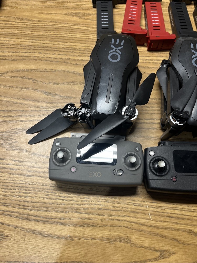 (3) - EXO X7 Ranger Drones, Controllers and Batteries
