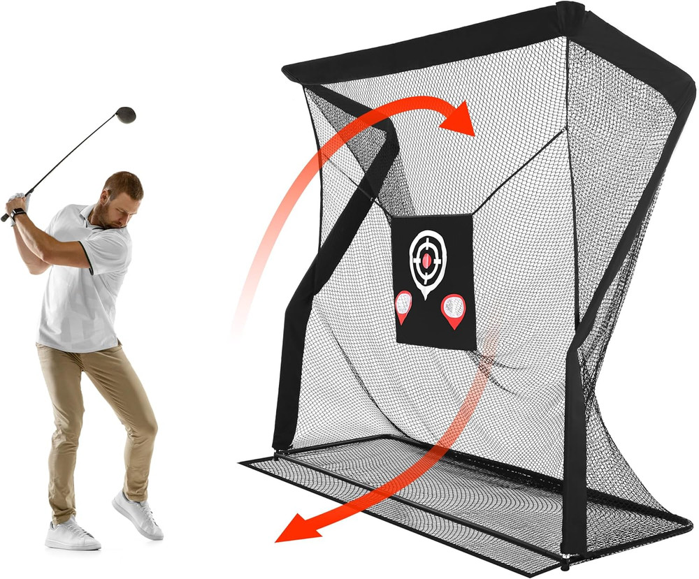 Golf Simulator Net, Net Return, for Garage, Hitting, Backyard, Driving, Indoor/O