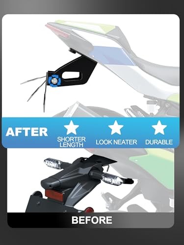 Fender Eliminator Kit for Ninja,Adjustable License Plate Frame Bracket Mount