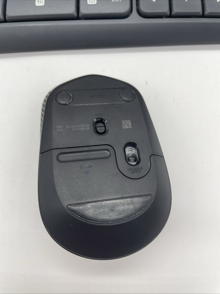 LOGITECH WIRELESS COMBO K235 KEYBOARD & M170 MOUSE W/USB RECEIVERS