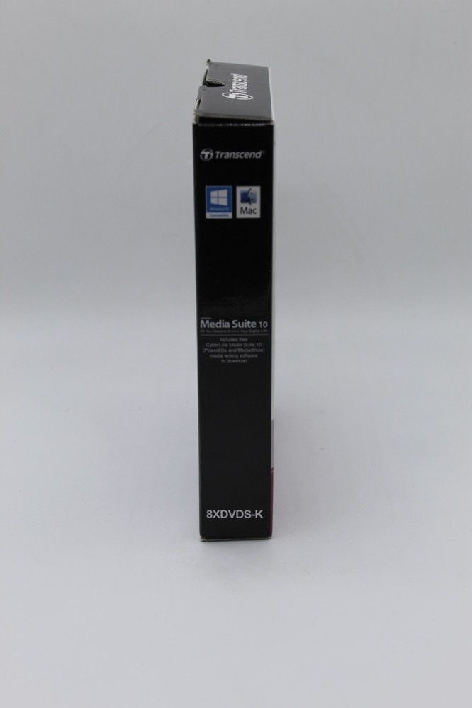 Transcend Portable CD/DVD Writer 8XDVDS-K