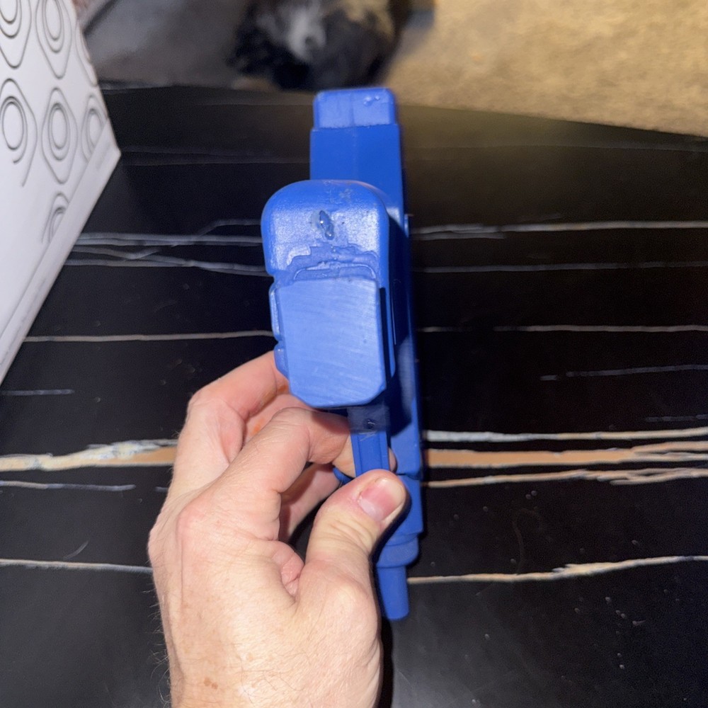 Ring's Plastic Blue Training UZI pistol 9mm