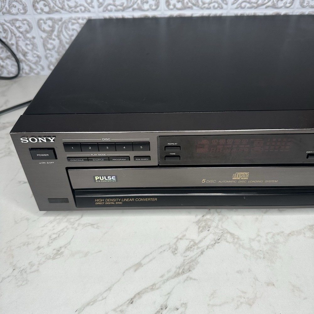 No Remote Sony Compact Disc Player CDP-C321